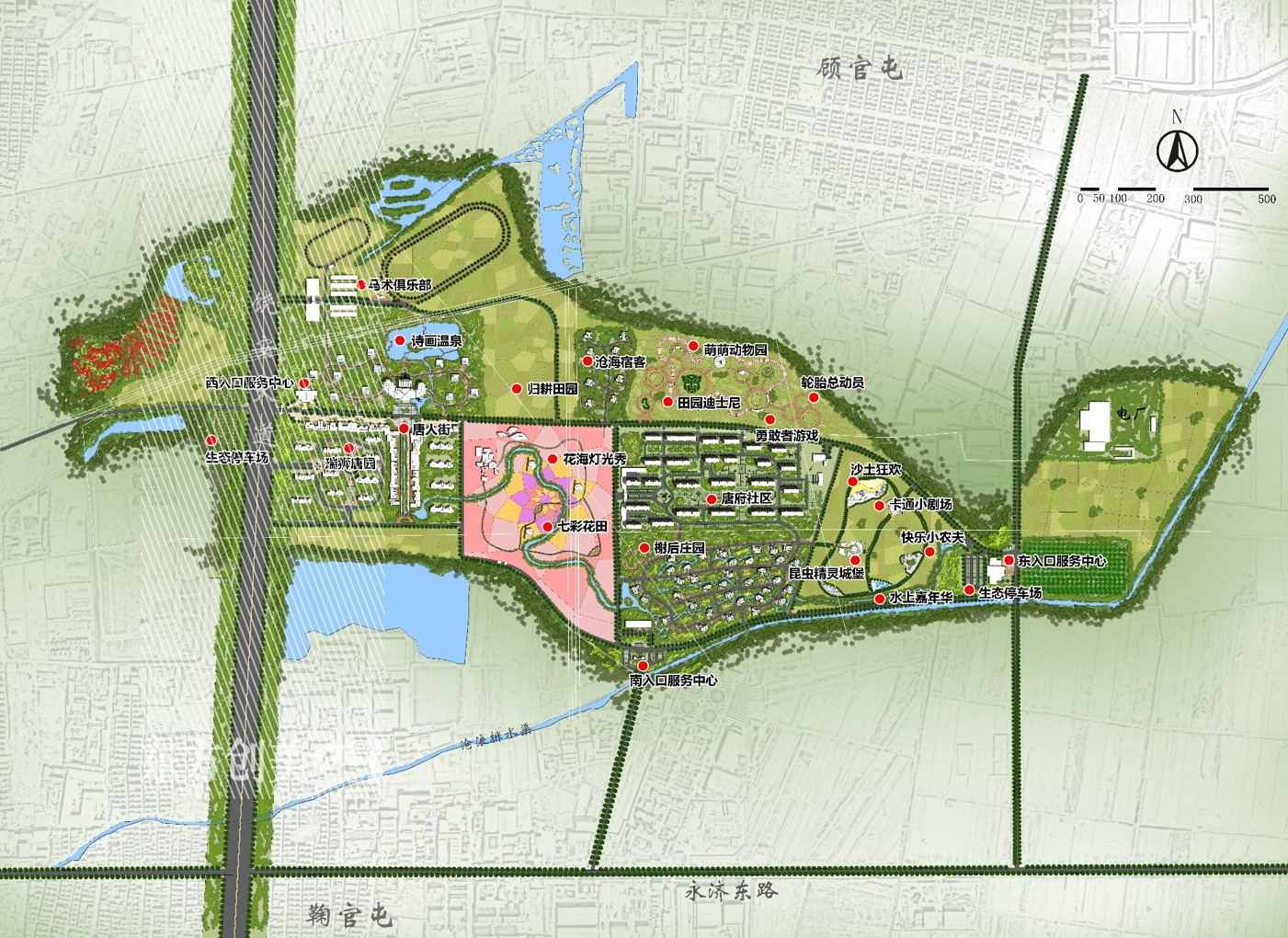 东方创美旅游景观规划设计院-河北沧州唐庄子村田园